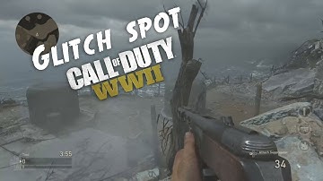 Secret spot on Pointe du Hoc (CoD:WWII Glitchspot)