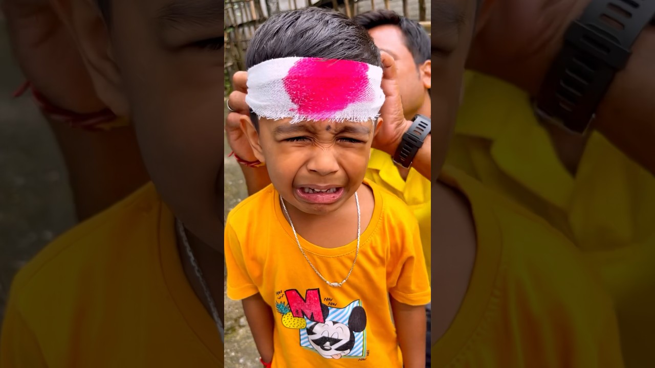 Papa Rudra ko chot lag gayi😄😂 