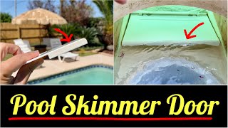 ✅Pool Skimmer Flapper Weir Door Replacement DIY HD Review