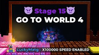 I COMPLETED WORLD 3 During ADMIN ABUSE In +1 Speed Keyboard Escape