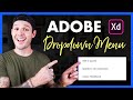 Adobe XD Dropdown Menu
