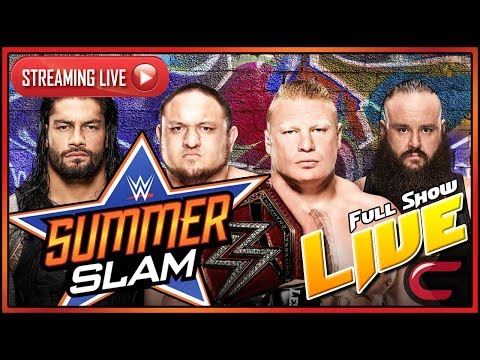 WWE Summerslam 2017 Live Full Show August 20th 2017 Live Reactions - 동영상