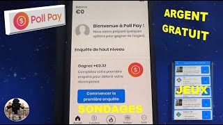 Poll Pay: application to earn money for free with surveys and games screenshot 1
