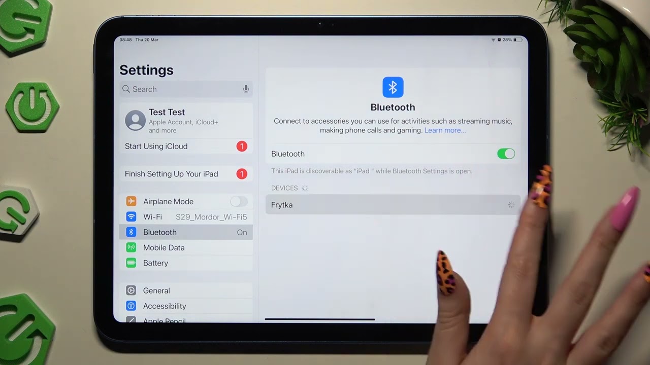 iPad 2025 - Connect Using Bluetooth | Wireless Pairing