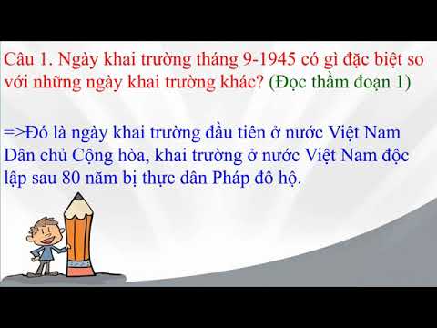 Tập đọc. Tuần 1