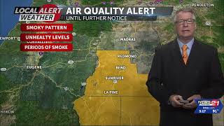 Air quality issues remain, Red Flag Warning issued for Thursday and Friday