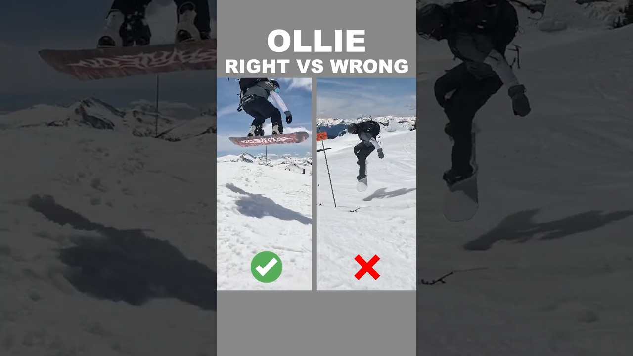 Can you spot what went wrong in the Ollie? @clewsnowboarding @outdoormasterUS