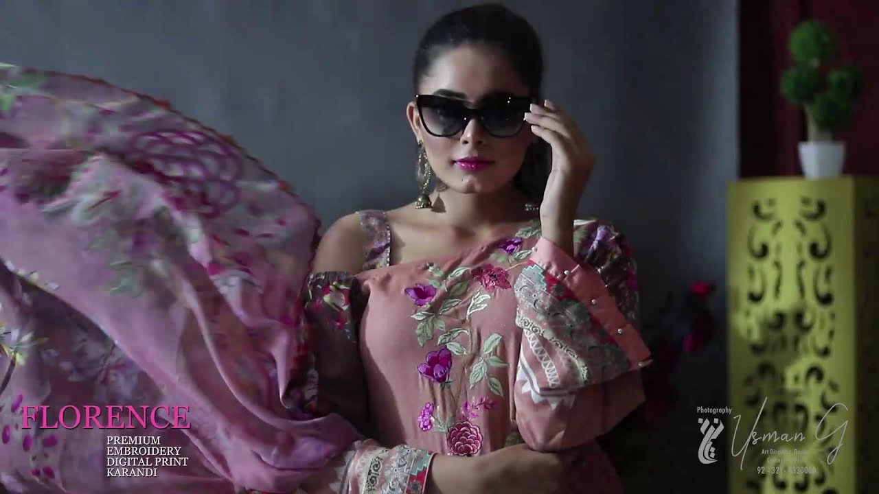 Florence Premium Embroidery Didital Print Karandi Campaign By Ghani Productions, +92 321 8330000