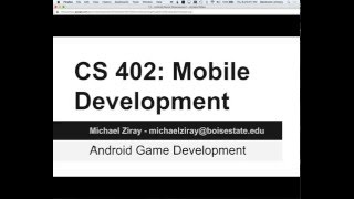 Android Game Development Tutorial - Game Development Overview - Live stream