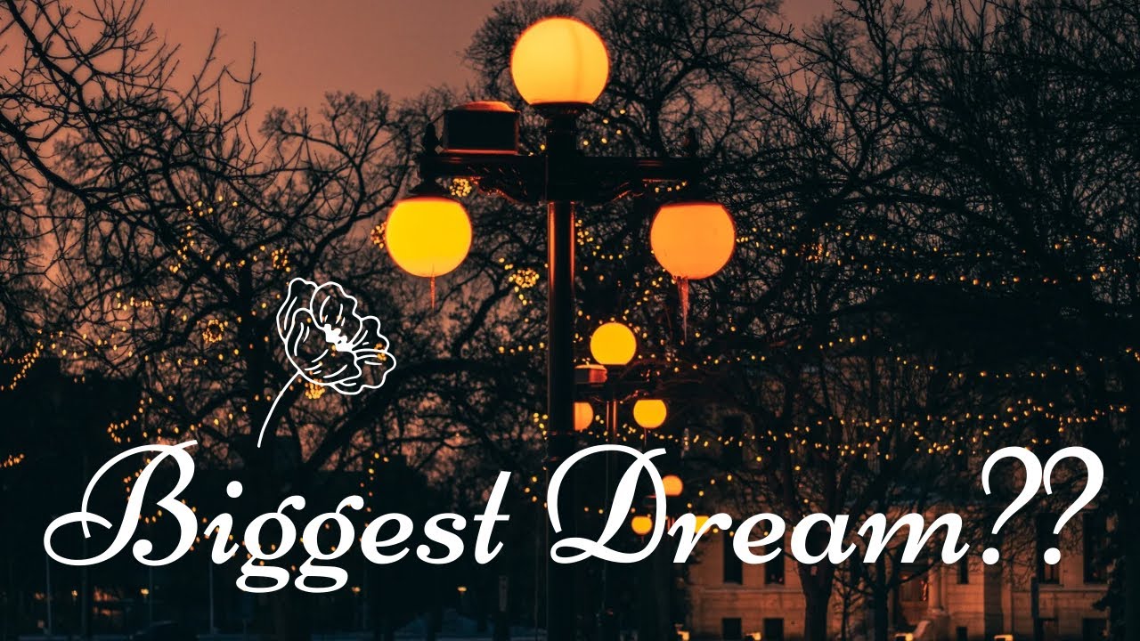 The dream I want to achieve in my life???