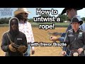 How to untwist your rope with Trevor Brazile - Just Rodeoin 14