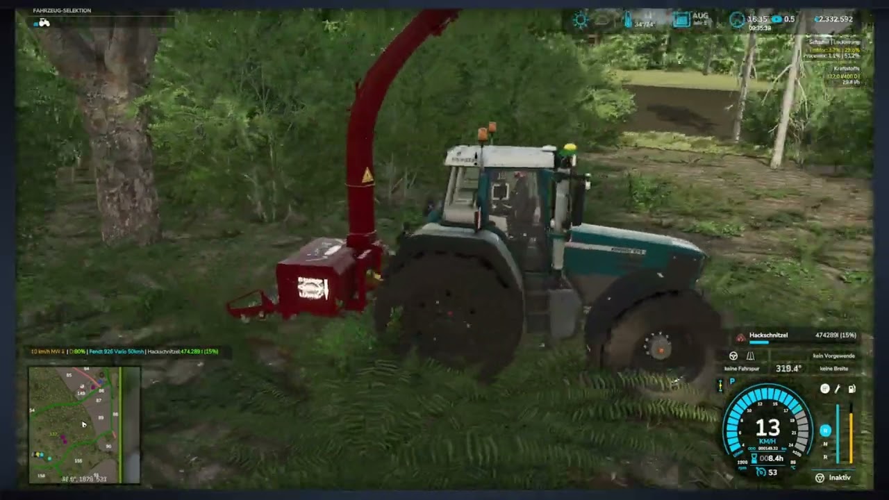 S01#20  LS25 Oberschwaben weiter geht's mit der  Hackschnitzel Produktion