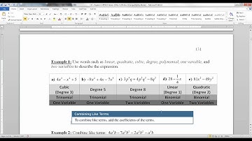 6.1 Lecture - Part 2 of 3 - Math 131