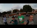 Between Temple of Hagia Sophia and Mosque Sultan Ahmet. 360 4K