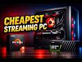 CHEAPEST 1080p STREAMING & GAMING PC BUILD (Ryzen 5 5500 + RTX 2060S / RX 6700 XT)