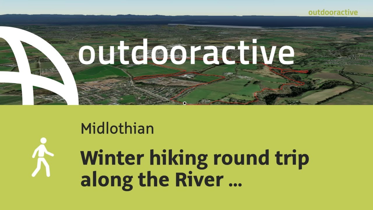 hike in Midlothian: Winter hiking round trip along the River North Esk on January 15, 2026