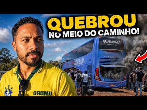 Aconteceu isso em GOIÁS x UBERLÂNDIA com dois ônibus Guanabara