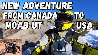 Riding My Adventure Motorcycle from Canada to United States Ep 1