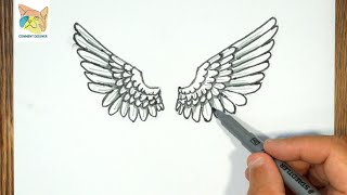 Comment Dessiner Des Ailes Doiseau Facilement
