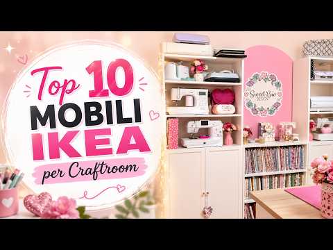 Top 10 IKEA furniture items for organizing your craft room 🩷✨