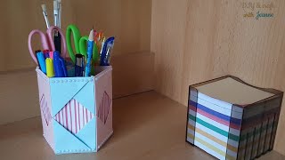 Органайзер для карандашей и ручек своими руками / Оригами /Paper Organizer