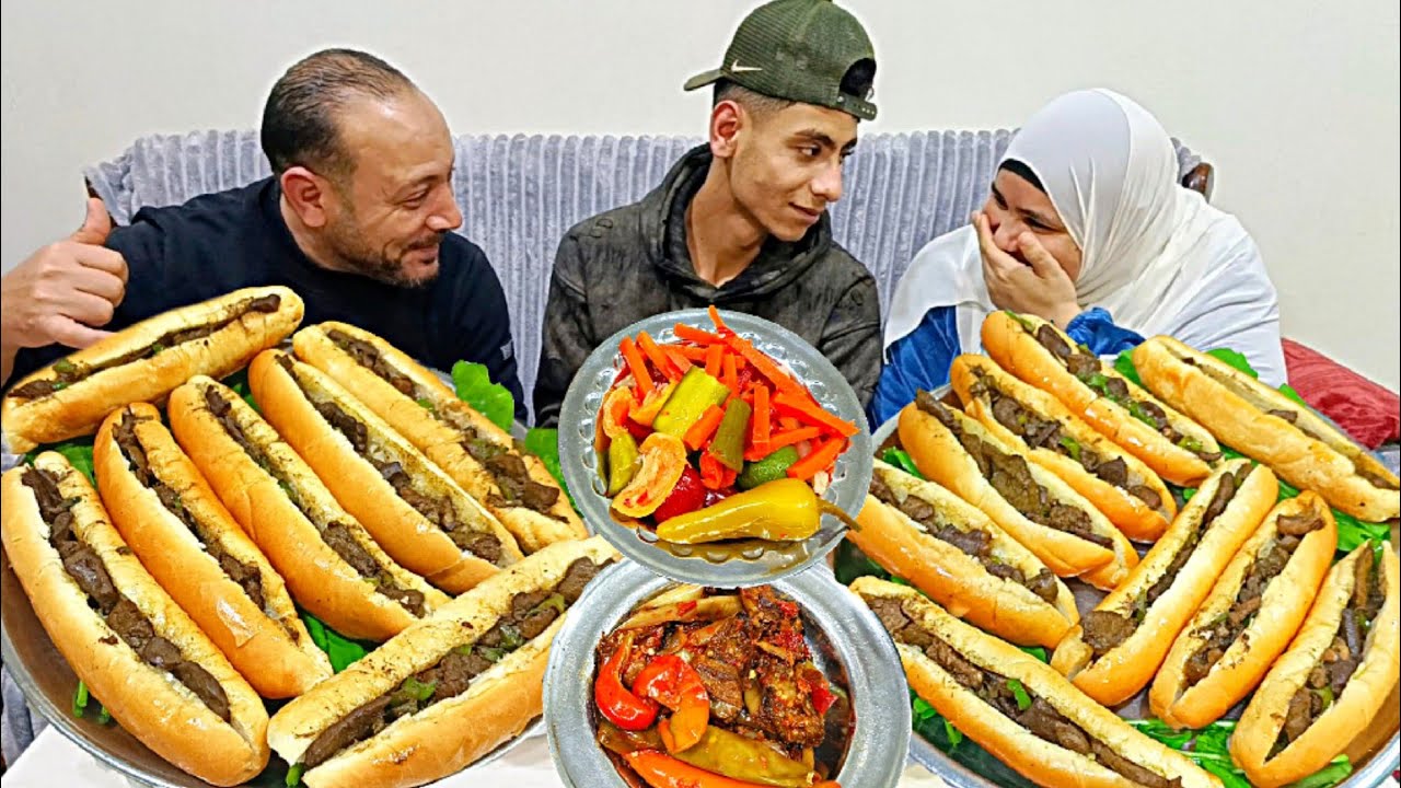 تحدي أكل جامد اوي سندوتشات كبده بلدي بالشطه 🔥 واللي حصل مش ممكن 😂 ابدا