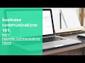 Business communications 101 learn business communications basics fundamentals and best practices