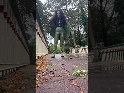 Trying vintage waders and wax coat part 2