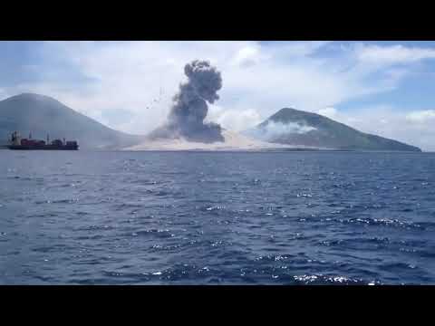 Shockwave of Volcanic Eruption