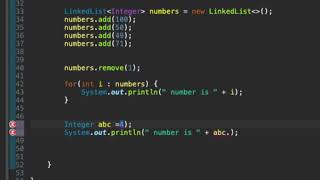 31. Traversing list and custom type