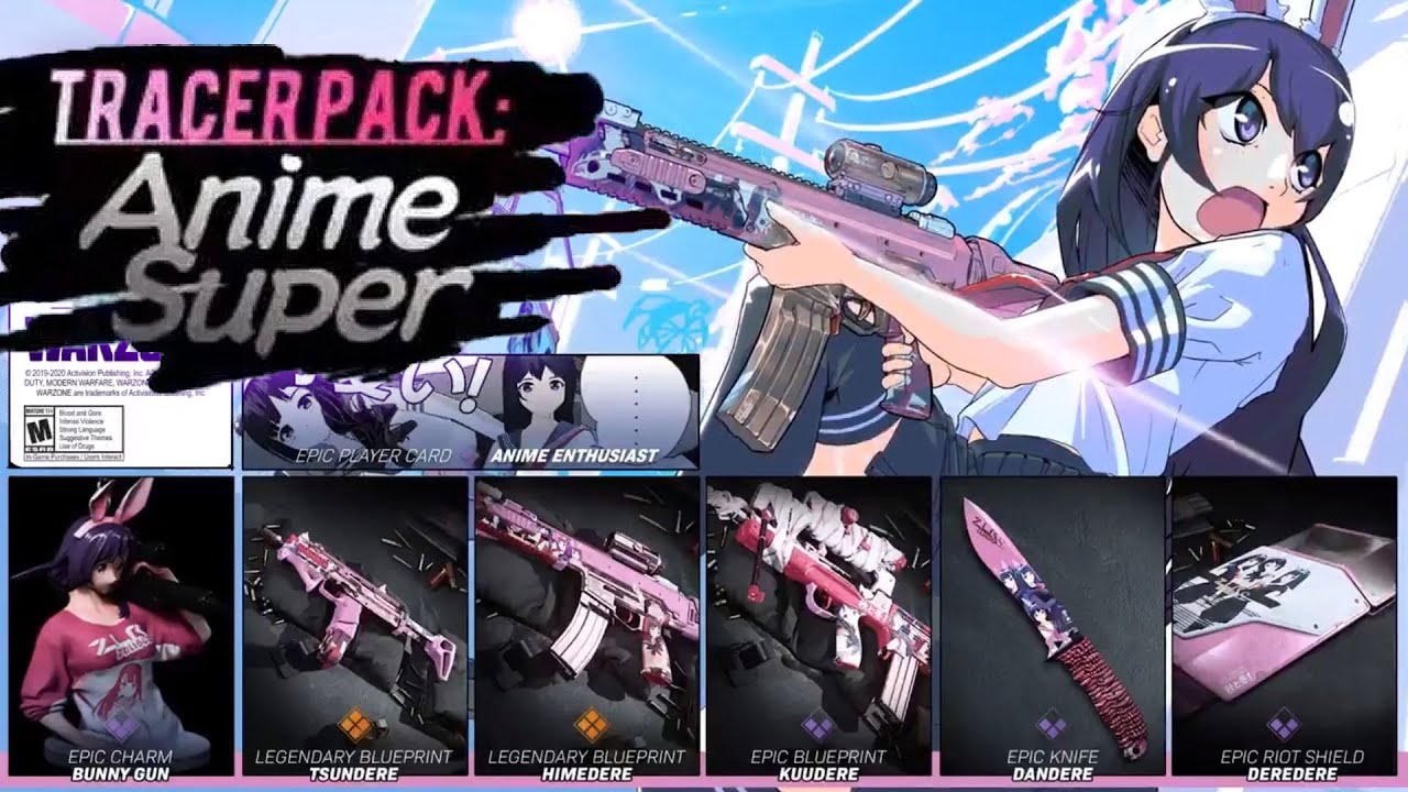 The *NEW* Anime Tracer Pack SUPER ANIME! (Review for Warzone) - YouTube