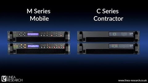 Intro to Linea Research M & C Series Amplifiers