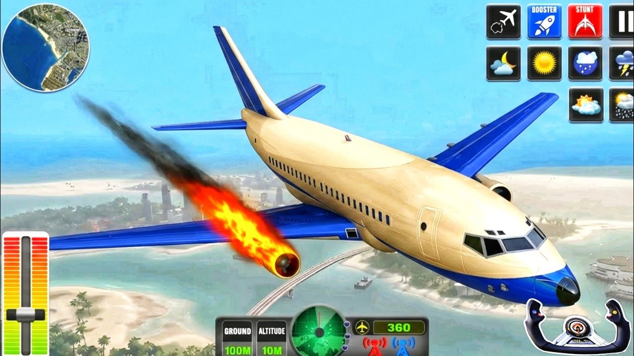 Flight Airplane City Pilot Simulator Games Plane Boeing Emergency Landing passenger Android Gameplay