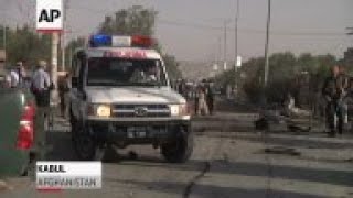 Raw: Afghanistan Bombing Kills 3 US Contractors