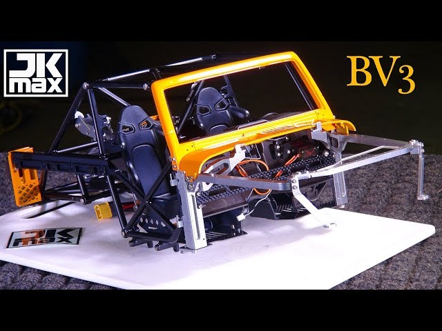 RC ADVENTURES - NEW 2018 Super Scale JK MAX - CAPO 1/8 Trail JEEP - BV3 - LiT INTERiOR & REAR AXLE