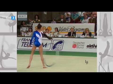 Carolina Pascual Hoop European RG Championships Stuttgart 1992 