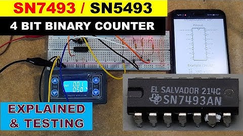 {1020} SN5493 SN7493 4 bit binary counter