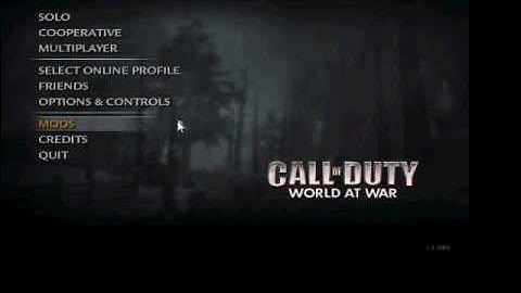 CoD 5 (WaW) mod loading tutorial