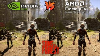 FSR 3 vs DLSS 2 Comparison - Sons Of The Forest | RTX 3070