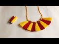 MAKING OF THREADS NECKLACE # THREADS JEWELLERY