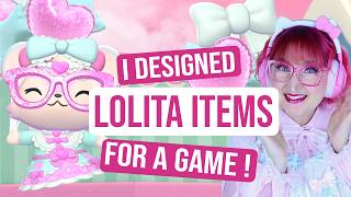 How I made lolita fashion clothes for my FAVORITE game EVER !!