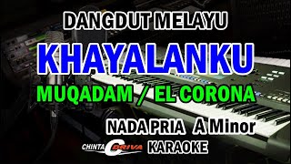 karaoke khayalanku nada cowok A minor kn7000 by ciptaan:husein_bawafie lagu viral tiktok