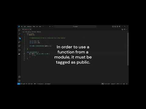 Demonstration of How to Create and Use a Rust Module | Rust Programming
