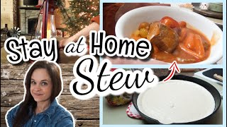 EASY & DELICIOUS Stay at Home Beef Stew Recipe! | Quick Family Dinner