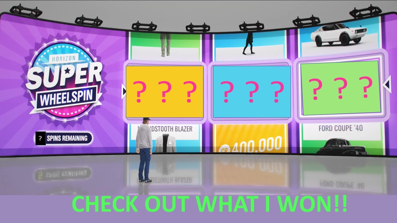 Opening My Wheelspins! ┃Forza Horizon 4 YouTube