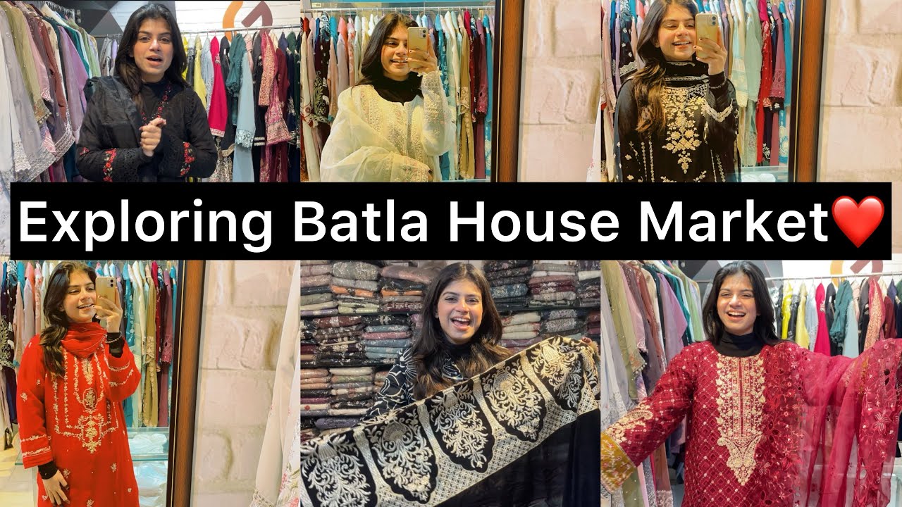 Exploring Batla House Market❤️||Latest January and Wedding Collection||Exploring Cheap Market Delhi
