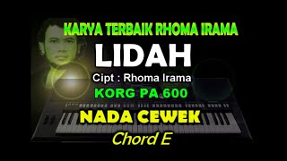 Lidah ( Rhoma irama ) Karaoke nada wanita
