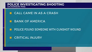 Police investigating shooting on Dickerson Pike