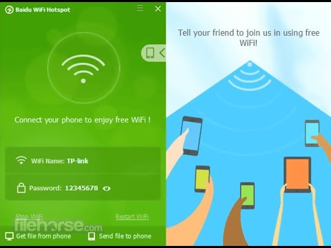 baidu wifi hotspot  Update  الحلقة 10 : شرح و تحميل برنامج Baidu WiFi Hotspot لتوزيع اشارة الويفي من الحاسوب