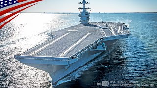 USS Gerald R. Ford Operational Test (Nov. 2019) - EMALS, AAG Cable, CIWS, Small Boat, Helicopter